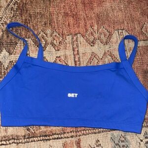 Set Active Sportbody “Sporty Scoop” Bright Blue Sports Bra
